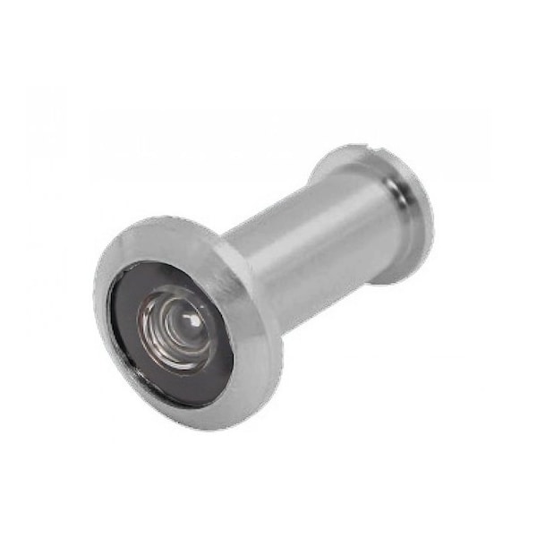 Cal-Royal 180 Degrees Brass Door Viewer, 9/16 Bore, Plastic Lens, for 1-3/8 to 2 Thick Doors, US26D Satin DV180-26D - main